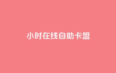 24小时在线自助卡盟 - 全天候自助卡盟服务随时在线畅享。 第1张